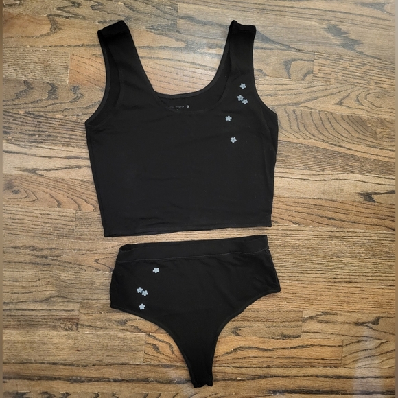 Purusha People Other - Purusha People Forget Me Not set Single Layer Bra + High Waisted Thong size M